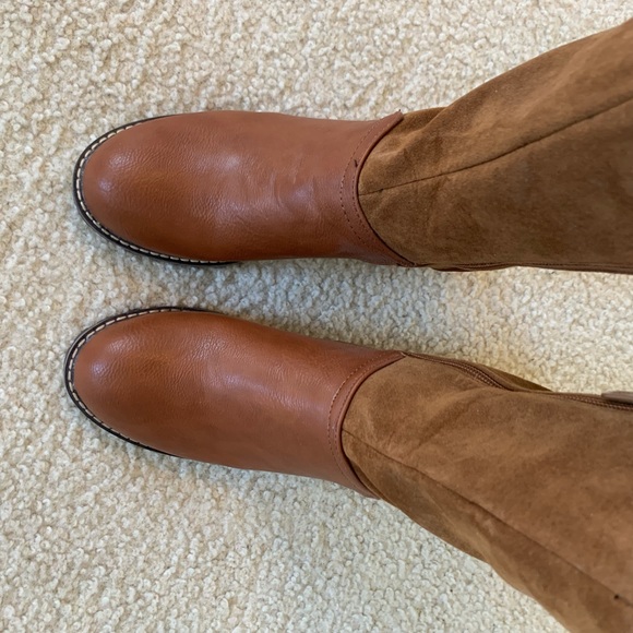 NWOT Mid Calf Booties - Picture 4 of 4